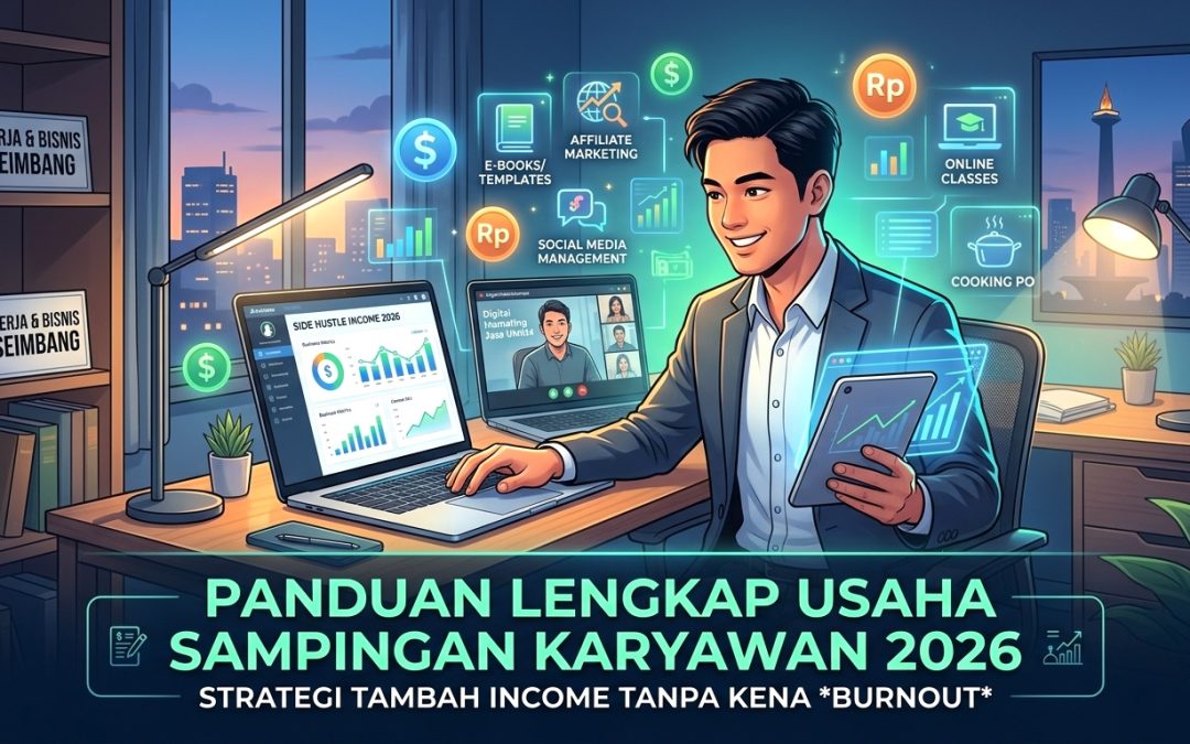Panduan Lengkap Usaha Sampingan Karyawan 2026: Strategi Tambah Income Tanpa Kena Burnout